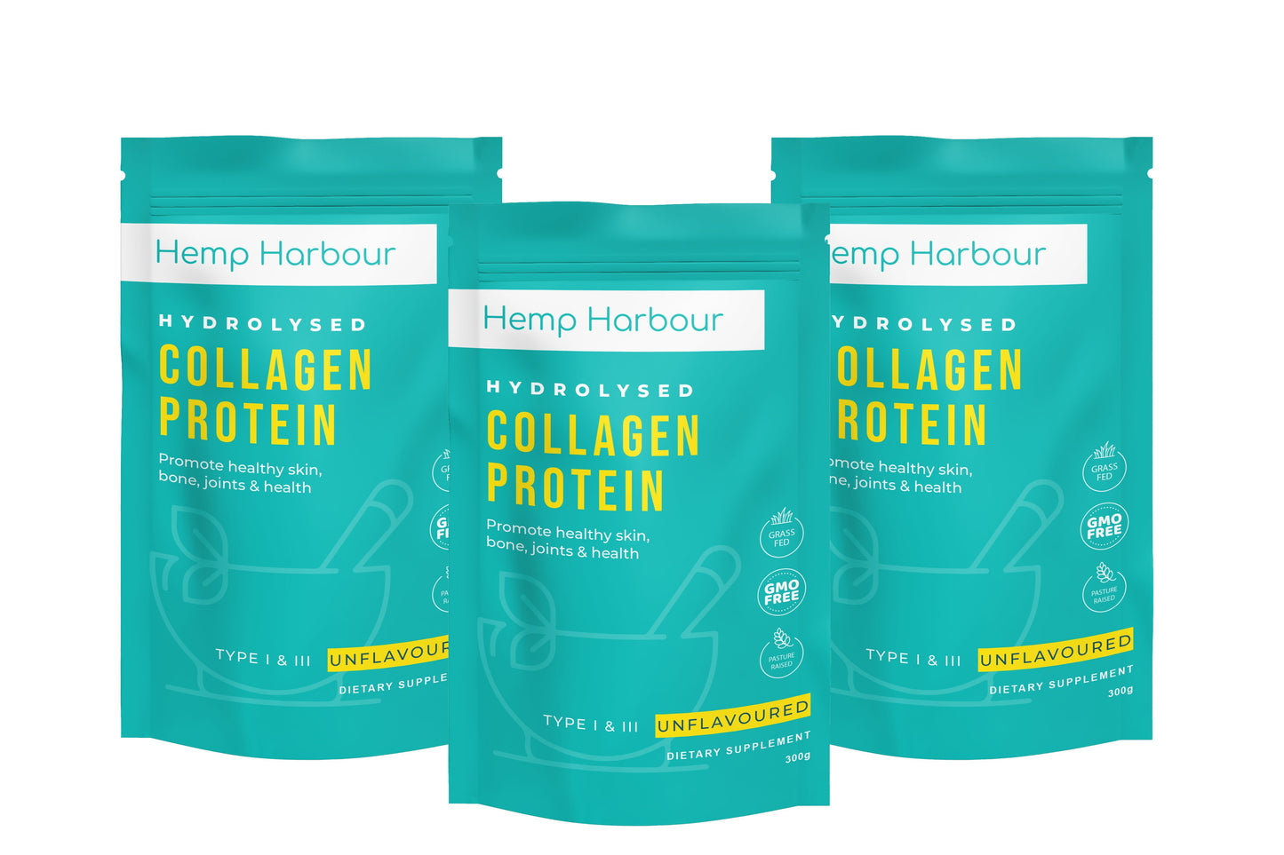 Premium Collagen Protein Powder 3-Pack (3 Months Supply)